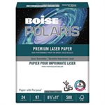 PAPER, LASER, POLARIS, Premium, 3-Hole, 97 Bright, 24 lb, Letter, White. 500 Sheets
