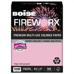 PAPER, COLORED, FIREWORX, 24 lb, 8.5" x 11", Powder Pink, 500 Sheets / Ream
