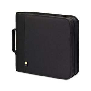 BINDER, CD / DVD, EXPANDABLE, HOLDS 208 DISCS, BLACK