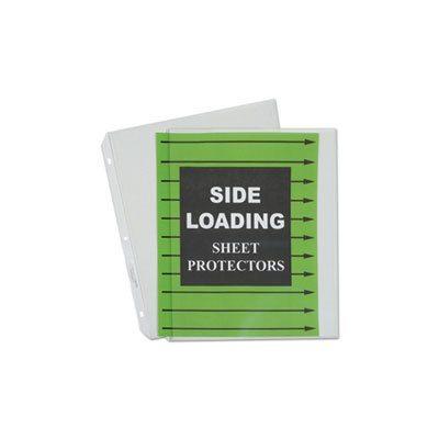 SHEET PROTECTORS, Side Loading, Polypropylene, Clear, 2", 11" x 8.5", 50 / BOX