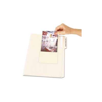 HOLDERS, PHOTO, Peel & Stick, for 3.5" x 5" & 4" x 6" Photos, 4.375" x 6.5", Clear