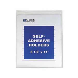 HOLDERS, SHOP TICKET, Self-Adhesive, Heavy, 15", 8.5" x 11", 50 / BOX