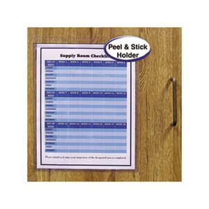 HOLDERS, SHOP TICKET, Self-Adhesive, Heavy, 50", 9" x 12", 50 / BOX