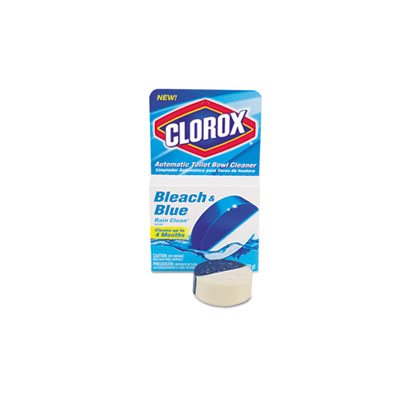 CLEANER, CLOROX, Bleach & Blue, Automatic Toilet Bowl Cleaner, Rain Clean, 2.47oz Tablet