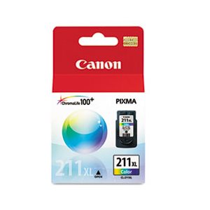 INK, CANON, (CL-211XL) High-Yield, TRI-COLOR