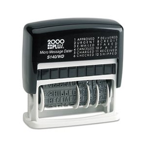 STAMP, COSCO 2000, Micro Message Dater, Self-Inking