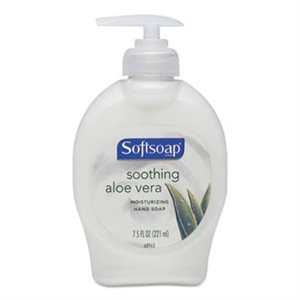 SOAP, HANDWASH, SOFTSOAP, W / ALOE, 7.5OZ, PUMP BOTTLE