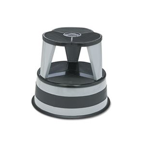 STOOL, STEP, Kik-Step, STEEL, 350lb cap, 16"d x 14.25"h, Slate