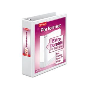 BINDER, Performer, ClearVue, Slant-D Ring, 2" Cap, 11" x 8.5", White