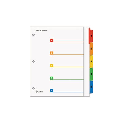 OneStep Plus Index System, 5-Tab, Multi-Color