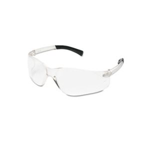 GLASSES, SAFETY, BearKat, Wraparound, Black Frame / Clear Lens