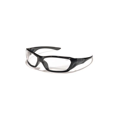 GLASSES, SAFETY, ForceFlex, Black Frame, Clear Lens