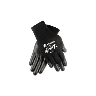 GLOVES, Ninja X, Bi-Polymer Coated, Medium, Black, Pair