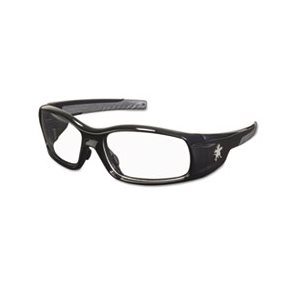 GLASSES, SAFETY, Swagger, Black Frame, Clear Lens