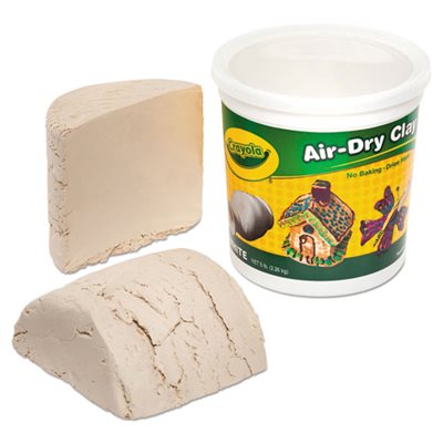 CLAY, Air-Dry, White, 5 lbs