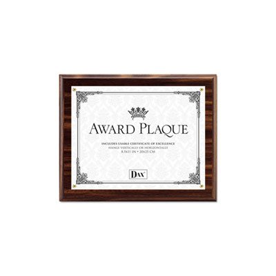 FRAME, Award Plaque, Wood / Acrylic, Up to 8.5" x 11", Walnut