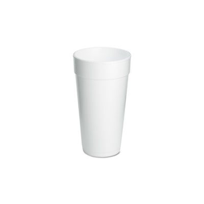 CUPS, FOAM, DRINK, 20oz, 500 / Carton, WHITE