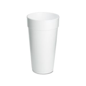 CUPS, FOAM, DRINK, 20oz, 500 / Carton, WHITE