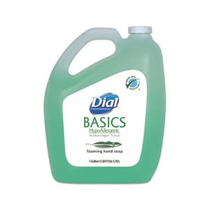 SOAP, HAND, DIAL Basics, Foaming, Original, Honeysuckle, 1 GALLON Bottle