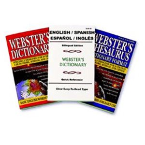 DICTIONARY, WEBSTERS, SPANISH, ENGLISH