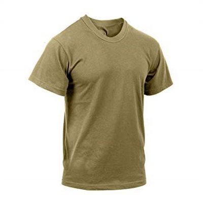 T-SHIRT, ATHLETE, TAN 499, LARGE