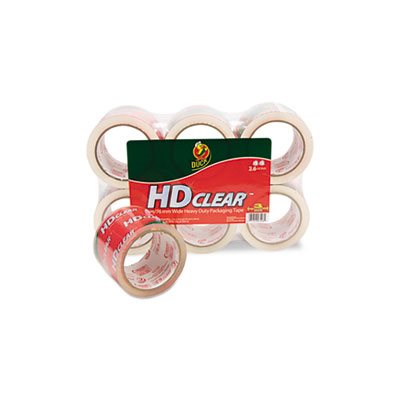 TAPE, PACKAGING, Heavy-Duty, 3" x 55yds, Clear, 6 / Pack