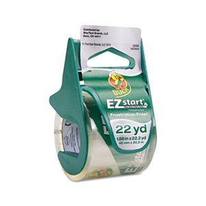 DISPENSER, TAPE, EZ Start, Carton Sealing, 1.88" x 22.2yds, 1 1 / 2" Core