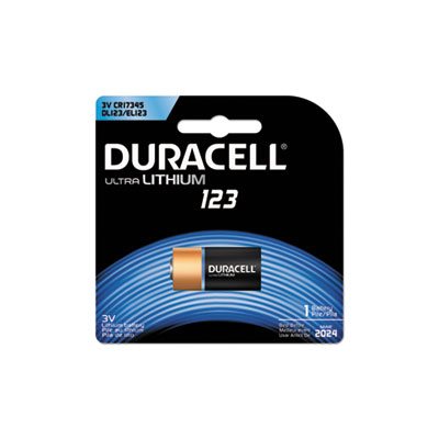 BATTERY, DURACELL, Ultra High-Power, Lithium, 123, 3V, 1 / EACH