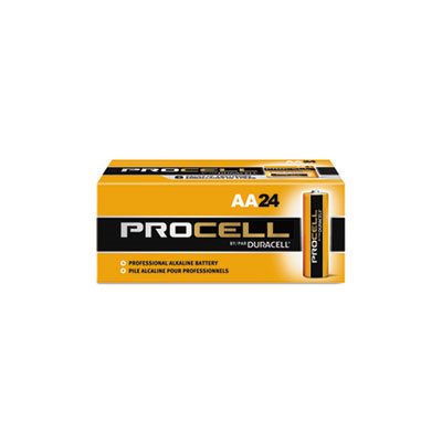 BATTERIES, AA, DURACELL Procell, Alkaline, 24 / Box