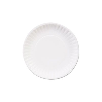 PLATES, PAPER, DIXIE, Clay Coated, 6", White, 100 / Pack