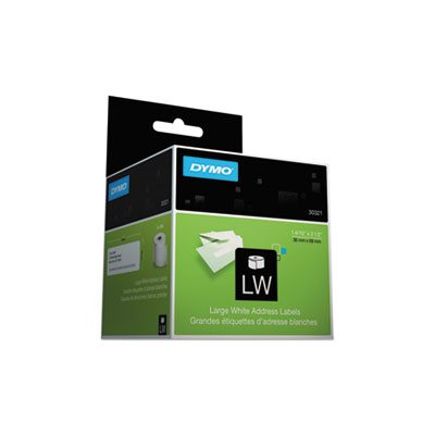 LABELS, ADDRESS, DYMO, LabelWriter, Address, 1.4" x 3.5", White, 260 Labels / Roll, 2 Rolls / Pack