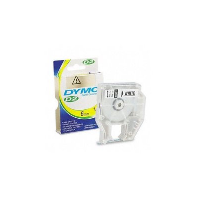 TAPE, CASSETTE, FOR DYMO 9000, 6000, PC 10, .25", WHITE