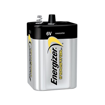 BATTERY, 6-VOLT, ENERGIZER, SPRING TERMINAL, 6 / CASE