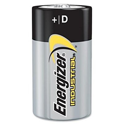 BATTERY, D, ENERGIZER, INDUSTRIAL, 12EACH / PACK