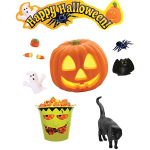 BULLETIN BOARD SET, HAPPY HALLOWEEN, MINI