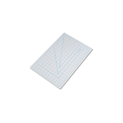 MAT, CUTTING, Self-Healing, Nonslip Bottom, 1" Grid, 12" x 18", Gray