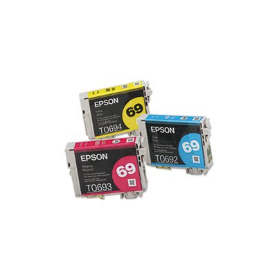 CARTRIDGE, EPSON, T069520 (69) DURABrite Ink, Cyan / Magenta / Yellow, 3 / PACK