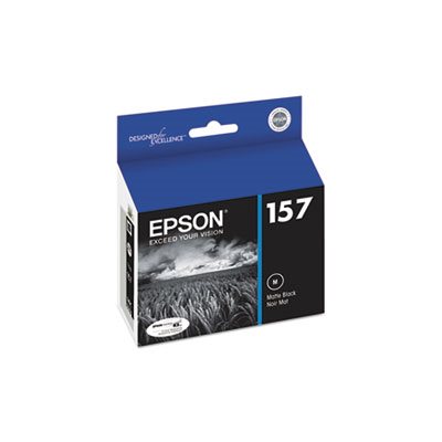 CARTRIDGE, EPSON, T157820 (157) UltraChrome K3 Ink, Matte Black