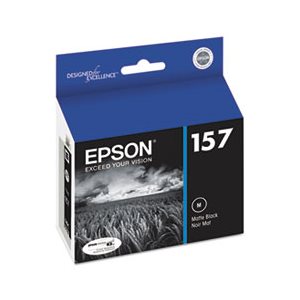 CARTRIDGE, EPSON, T157820 (157) UltraChrome K3 Ink, Matte Black