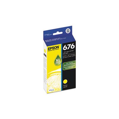 CARTRIDGE, EPSON, T676XL420 (676) DURABrite Ultra, High Yield, Yellow