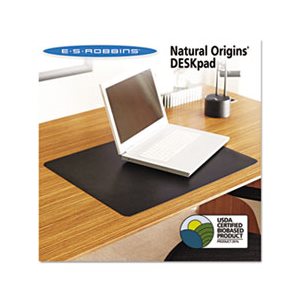 PAD, DESK, Natural Origins, 24" x 19", Matte, Black