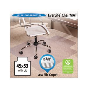 MAT, CHAIR, 45" x 53" W / Lip, Multi-Task Series, AnchorBar for Carpet up to .375"