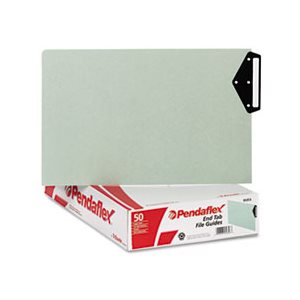 TAB, GUIDE, GREEN END, BLANK METAL, PRESSBOARD, LEGAL, 50 / BOX 