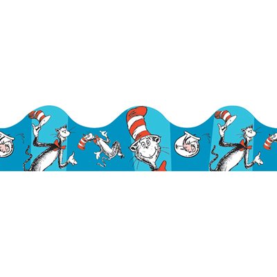 TRIM, DR. SEUSS, CAT IN THE HAT, BLUE DECO TRIMMER