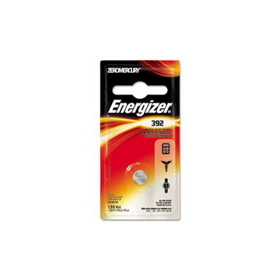 BATTERY, ENERGIZER, WATCH, ELECTRONICS, Silver Oxide, 392, 1.5V, Merc Free