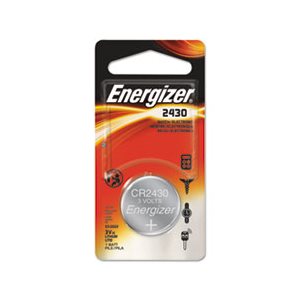 BATTERY, ENERGIZER, LITHIUM, COIN CELL, WATCH, ELECTRONIC, SPECIALTY, 2430, 3V