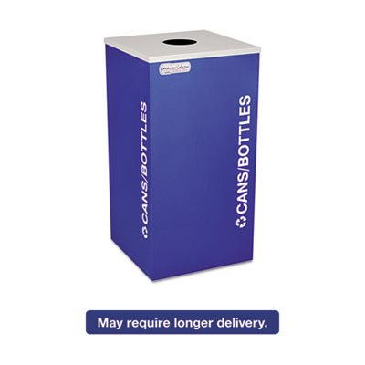 RECEPTACLE, Kaleidoscope, Collection, Recycling, 24gal, Royal Blue