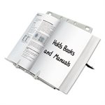 COPYHOLDER, FELLOWES BookLift, Plastic, w /  9" HEIGHT VIEWS & COPY CLIP, One Book / Pad, Platinum