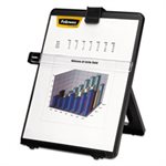 COPYHOLDER, FELLOWES, Non-Magnetic, Letter-Size, Desktop Copyholder, Plastic, 125 Sheet Capacity, Black