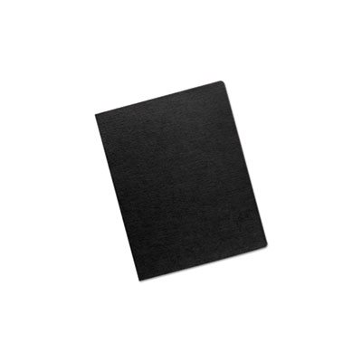 COVERS, BINDING SYSTEM, Linen, Texture, 11.25" x 8.75", Black, 200 / Pack